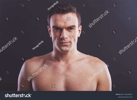Portrait Handsome Naked Man Looking Camera Stock Photo Shutterstock