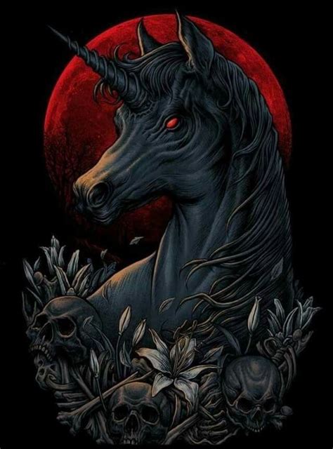 Evil Unicorn Unicorn Fantasy Fantasy Horses Unicorn Horse Fantasy