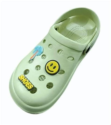 Material: EVA Kids Light Green Crocs Slipper, Slip on Clogs at Rs 110 ...