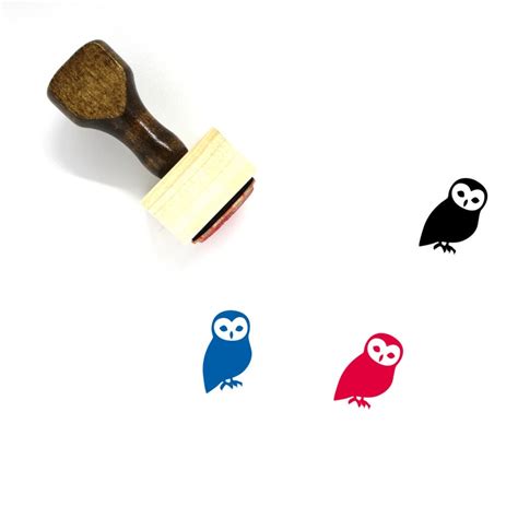 Owl Rubber Stamp Etsy