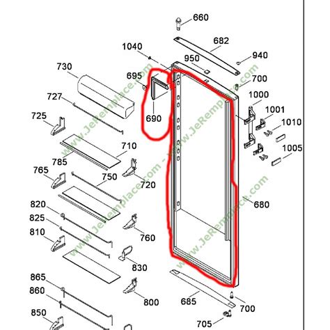 Joint De Porte Pour R Frig Rateur Liebherr