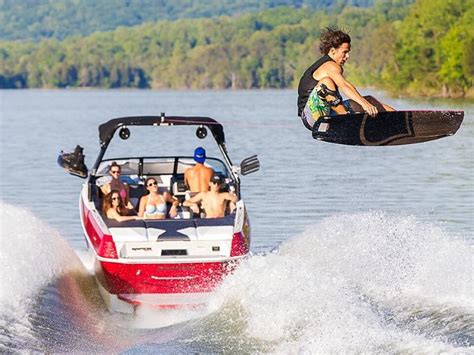 Wakeboarding Behind Boat