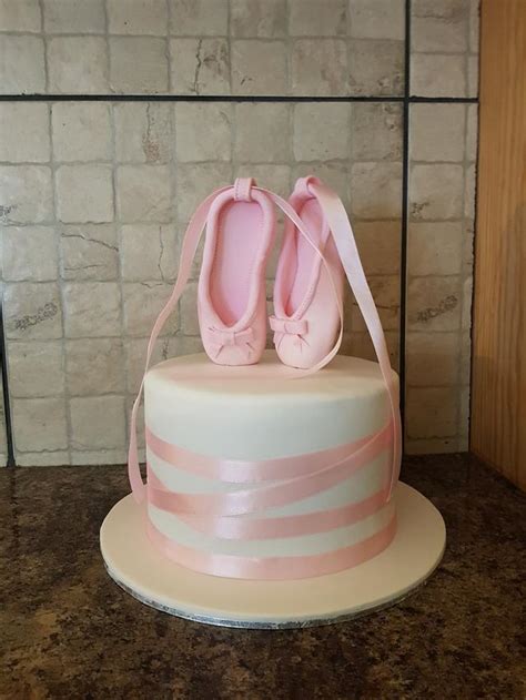 Ballet Shoe Cake Decorated Cake By Bijoubakes Cakesdecor