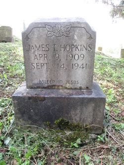 James T Hopkins Find A Grave Memorial