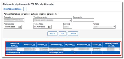 Agencia Tributaria Cómo consultar el IVA importación con diferimiento