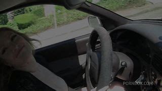 Blonde With Big Boobs Vicky Vixen Sucks Big Black Cock Through Glory Hole