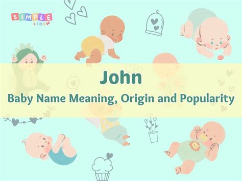 john  meaning origin popularity