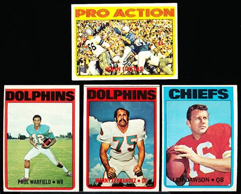 Lot Detail Topps Fb Cards