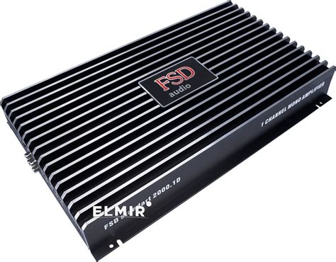 Автоусилитель FSD Audio STANDART 2000.1D купить | ELMIR - цена, отзывы ...