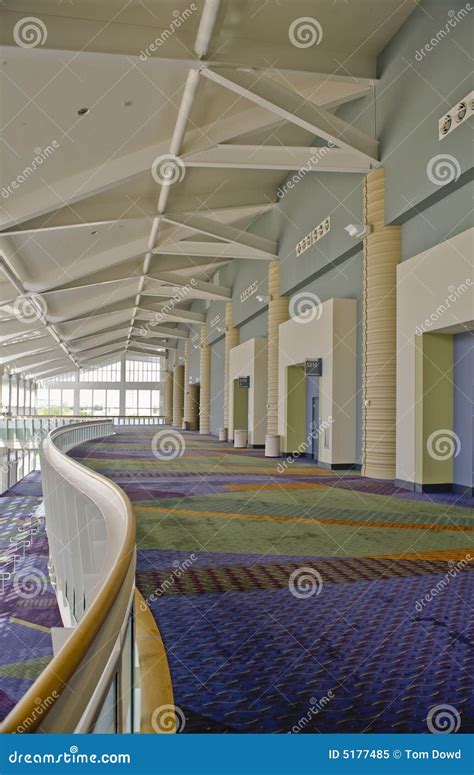 Inside Of Convention Center Stock Image Image Of Blue Story 5177485