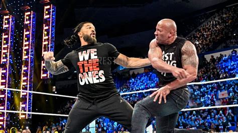 Wwe Smackdown The Rock Returns To Face Roman Reigns At Wrestlemania