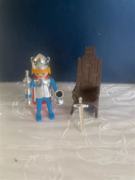 Playmobil B Roi Tr Ne Sceptre P E Chateau M Di Val Moyen Age