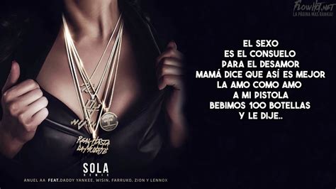 Anuel AA Ft Daddy Yankee, Wisin, Farruko, Zion Y Lennox- Sola Remix ...