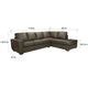 Porsche Top Grain Italian Leather Sectional Sofa X X