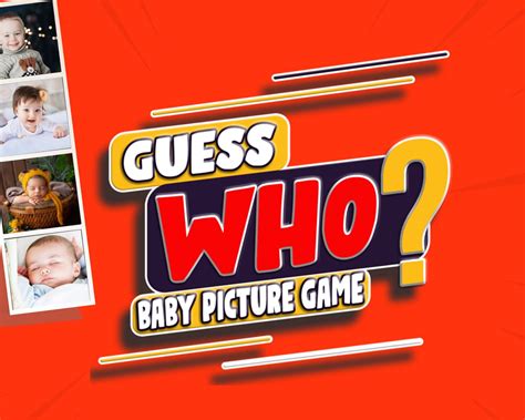 Guess Who | Baby Picture Game | Customizable Template | Powerpoint Game