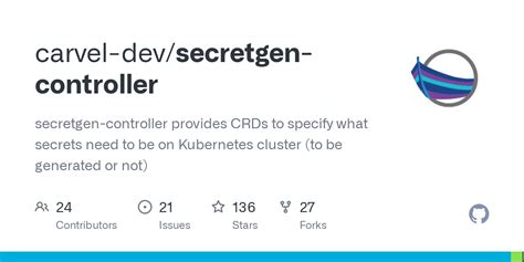 Github Carvel Dev Secretgen Controller Secretgen Controller Provides