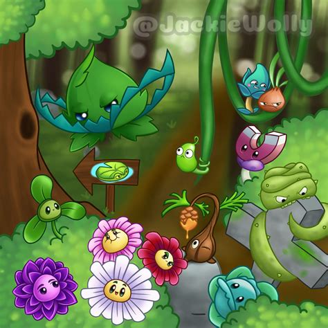 Pvz Fanart Slowing Plants By Jackiewolly On Deviantart