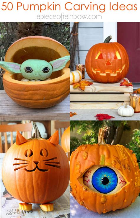 easy pumpkin carving ideas designs  piece  rainbow