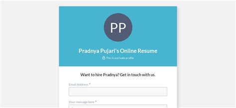 Pradnya Pujari Online Resume Craftmycv