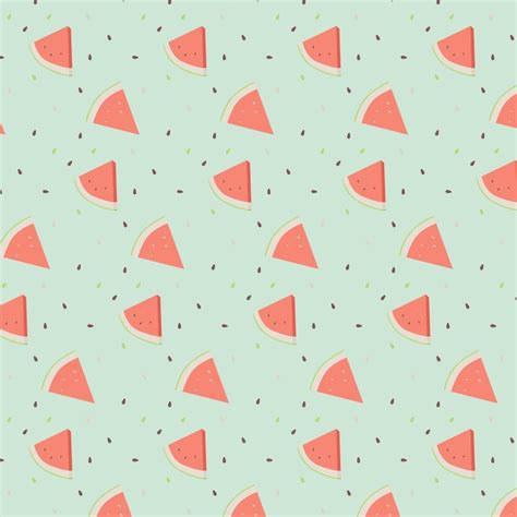 Premium Vector Watermelon Seamless Pattern Summer Pattern