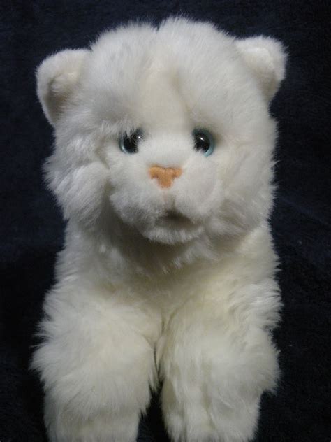 Animal Alley Geoffrey Persian White Kitty Cat Stuffed Animal Plush ...