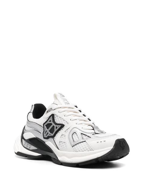 NAKED WOLFE Smash Mesh Sneakers White FARFETCH