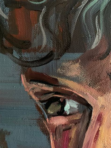 Male Portrait Man Face Gay Queer Oil Painting Oil Painting Emmanouil Nanouris Artfinder