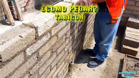 Cómo pegar tabicón Paso a Paso con plomada y nivel CONSTRUCCIONES