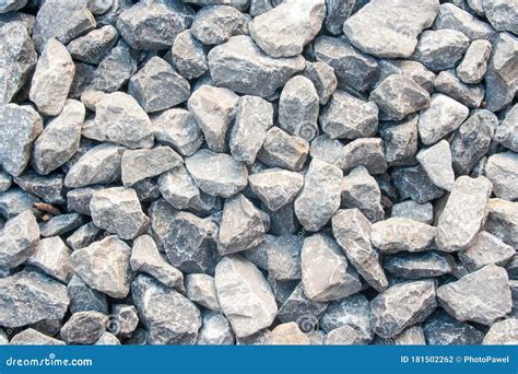 Gravel Texture Pebble Stone Background Light Grey Closeup Small Rocks