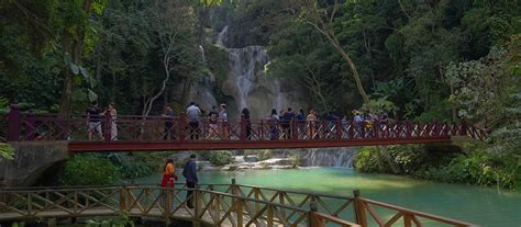 turquoise waters  tropical trails  definitive kuang  waterfall