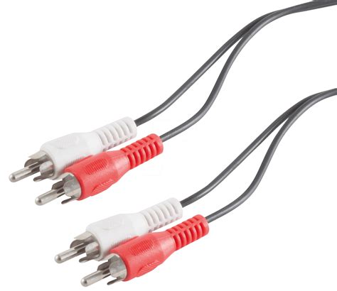 AVK 128 Cinch Kabel 2x Cinch Stecker 1 5 M Bei Reichelt Elektronik