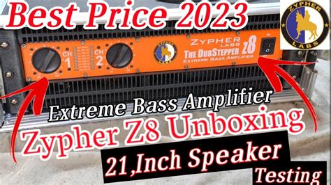 Zypher Z Amplifier Unboxing Price April No Amplifier For Bass