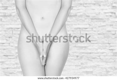 Closeup Beautiful Nude Woman Hiding Her Stock Photo Shutterstock