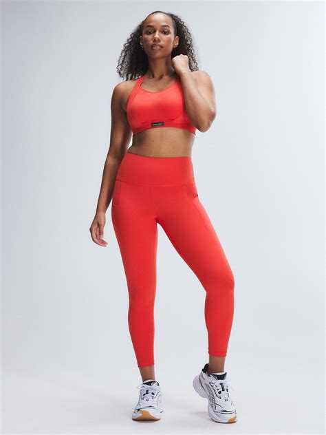 Running Hot High Waist Side Pocket Legging In Red SAVAGE X FENTY