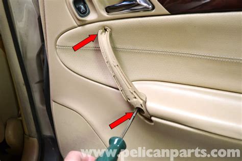 Mercedes Benz W203 Rear Door Panel Removal 2001 2007 C230 C280 C350 C240 C320 Pelican