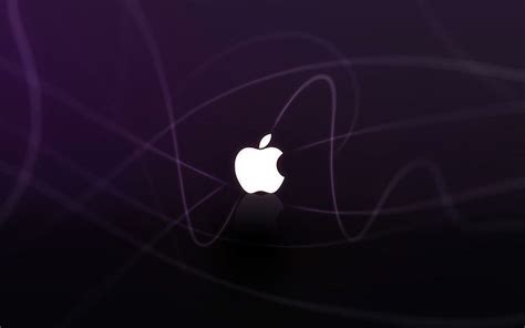 Hd Wallpaper Apple Logo Purple Waves Apple Brand Logo Wallpaper Flare