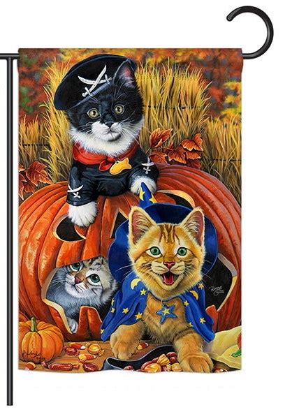 Halloween Kittens Garden Flag More Garden Flags At Flagsforyou