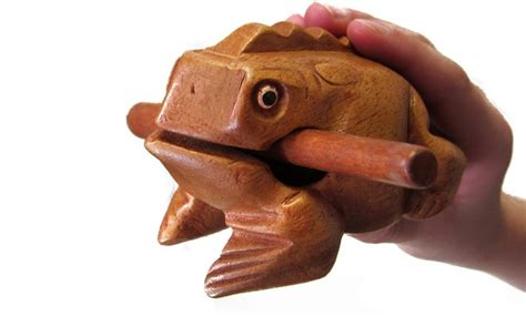 Fun Wooden Frog Percussion Instrument | Groupon