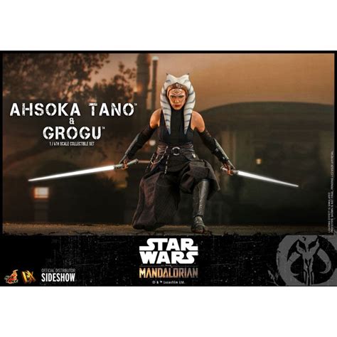 Ahsoka Tano Grogu Star Wars The Mandalorian Hot Toys Frikanime