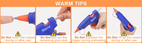 Amazon Klurra Hot Glue Gun Mini Hot Glue Gun Kit With Glue Sticks For School Crafts Diy