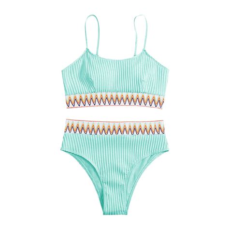 Xuapaodt Inc Swim Top Women S Solid Three Point Split Bikini Summer Beach Sexy Bikinitwo Piece