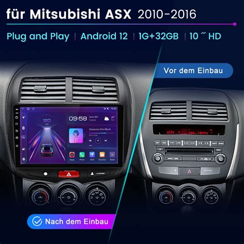 F R Mitsubishi Asx Android Autoradio Kaufland De