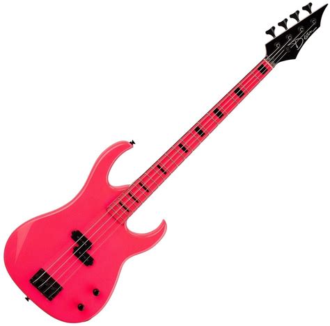 Dean Guitars Custom Zone Bass Fluorescent Pink Muziker