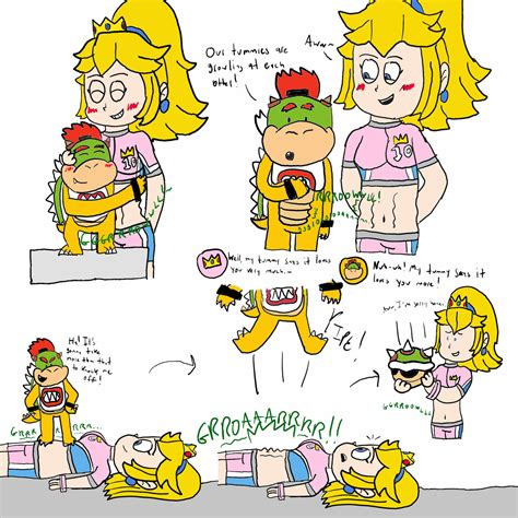 Peach And Junior Tum Sketches By Smug Supernova On Deviantart