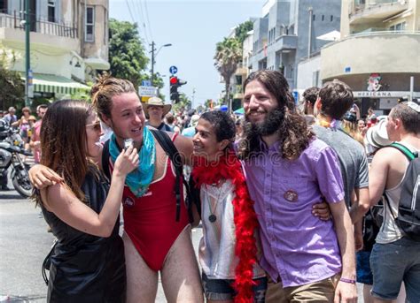 TEL AVIV ISRAEL JUNE 09 2017 Gay Parade In Tel Aviv Editorial Stock Photo Image Of Homosexual