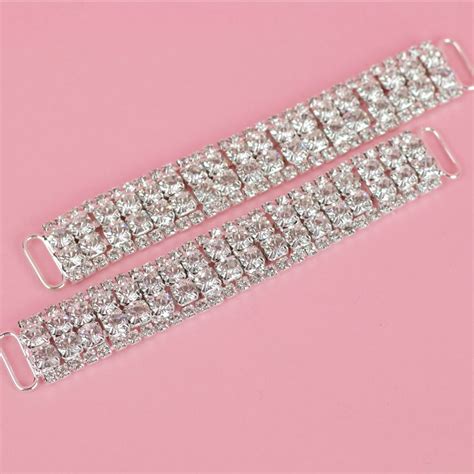 Bright Crystal Bikini Connectors Top Bikini Connectors Vicky Ross Fit