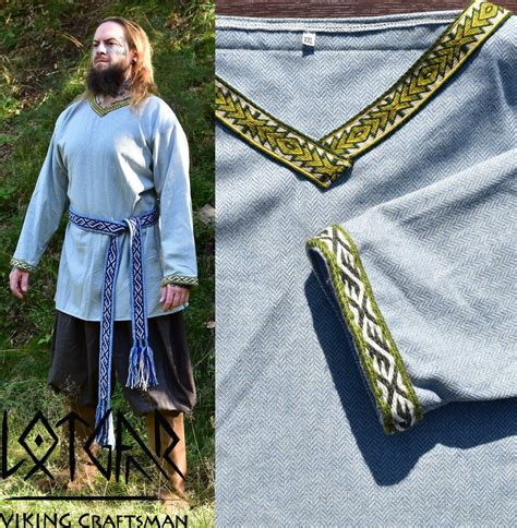 Viking Tunic With Hand Woven Selvedges Etsy