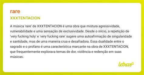 Significado Da Música Rare Xxxtentacion Letras Mus Br