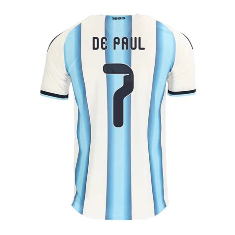 Rodrigo De Paul Argentina 2026/27 Authentic Home Jersey by Adidas