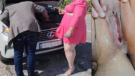 BBW Mobile Mechanic Stop To Give Assistance With Car But He Ended Up Filling My P With